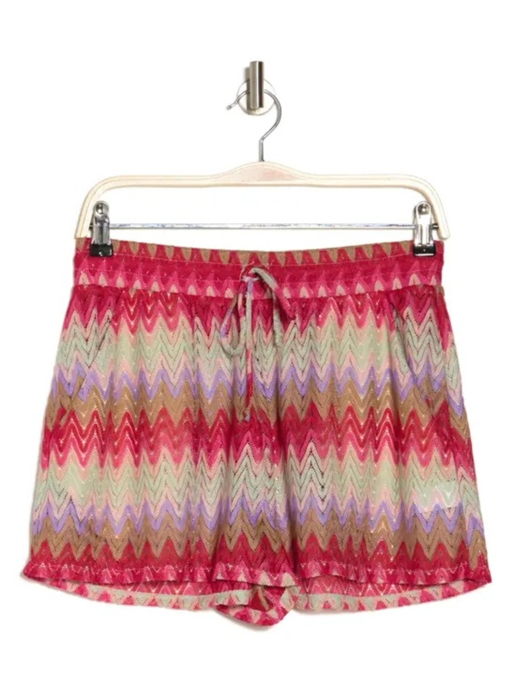 SHOW ME YOUR MUMU CHEVRON KNIT SHORTS / RIVIERA ZIGZAG CROCHET Size XS BRAND NEW